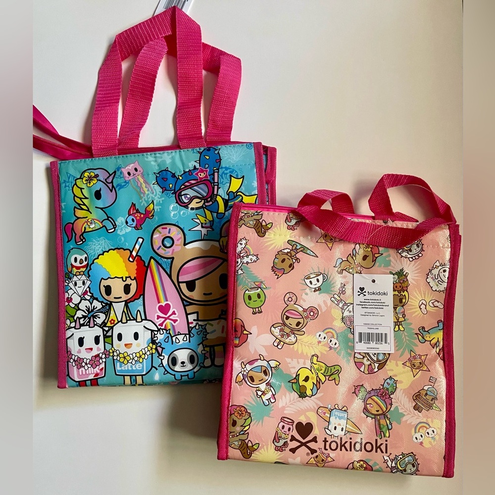 Tokidoki Insulated Tote Hawaii Collection 2020 Set Of 2 - Picture 2 of 3